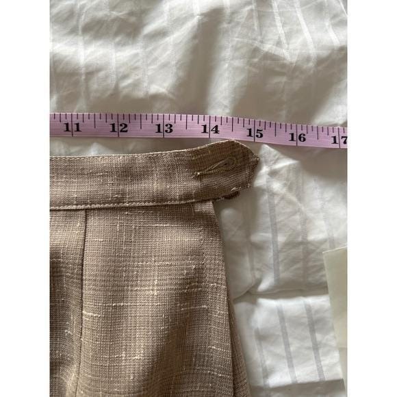 Vintage 50s/60s Lilli Ann Skirt Suit | Mink Fur Trim Pleated Sleeves Taupe Wool - Picture 16 of 16